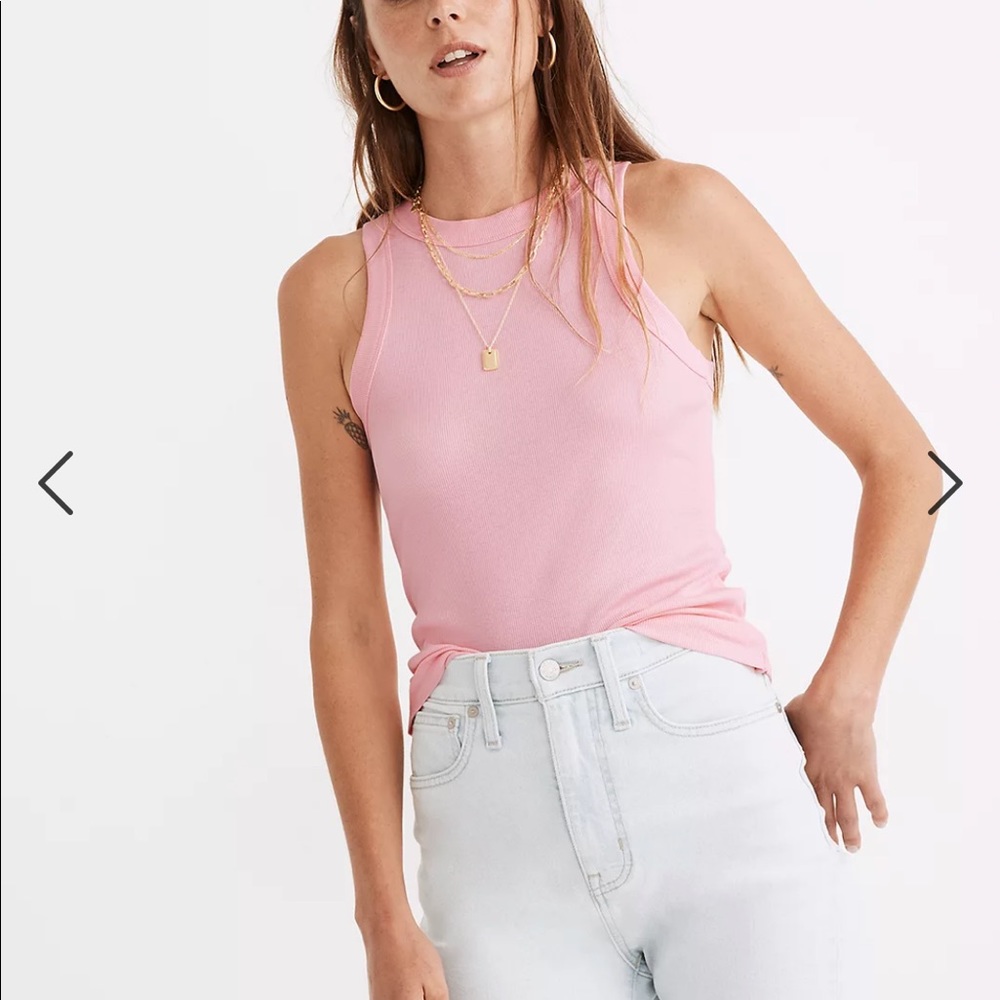 Madewell Brightside Tank Black